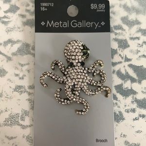 Octopus brooch
